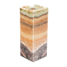 Load image into Gallery viewer, Small Cube Natural Edge Aqua Lamp