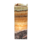 Small Cube Natural Edge Aqua Lamp