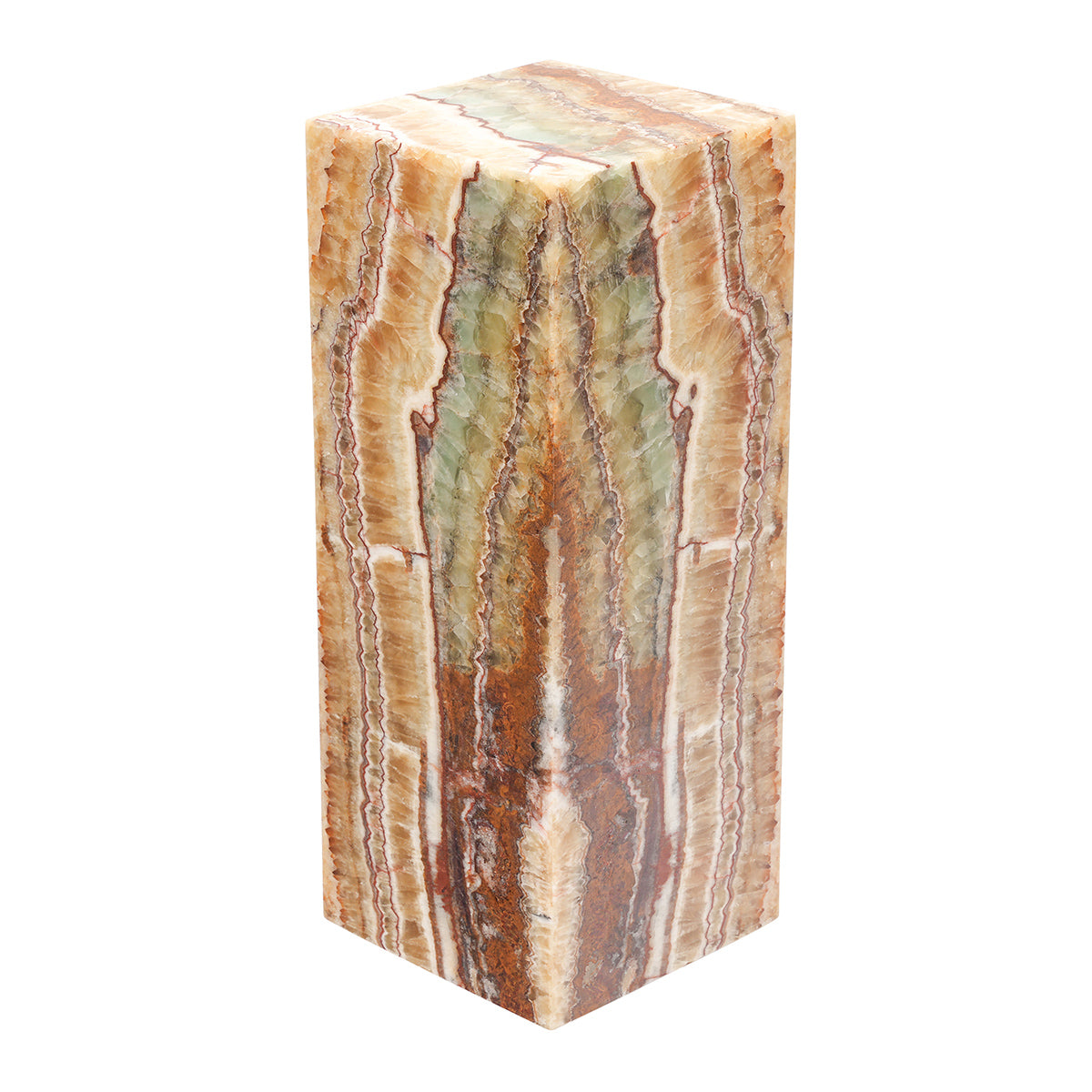 Medium Cube Smooth Edge Aqua Lamp