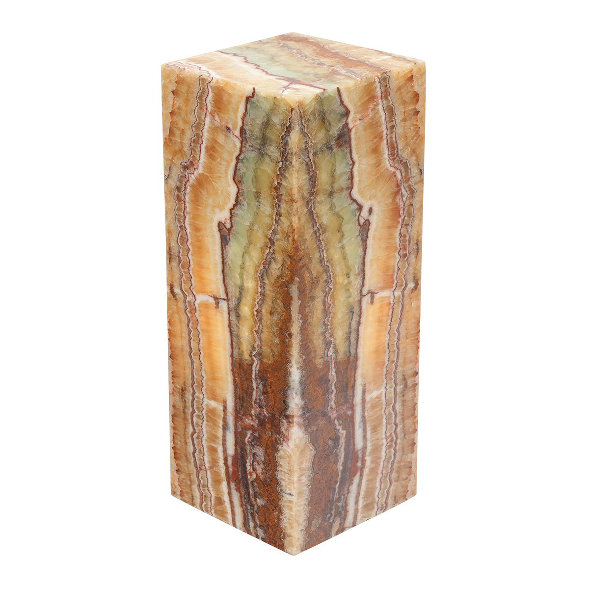 Medium Cube Smooth Edge Aqua Lamp