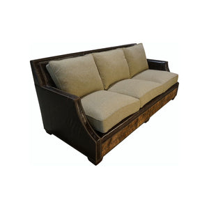 Western Cowhide Leather Sofa