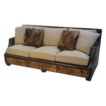 Load image into Gallery viewer, Adrian Contemporary Western Cowhide Sofa - Oatmeal