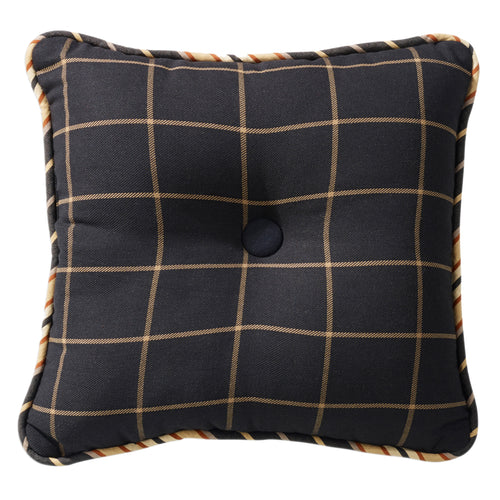 Windowpane Tufted Pillow