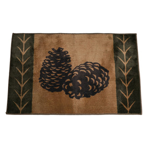 pine cone rug