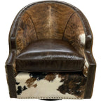 Bronco Barrel Swivel Chair