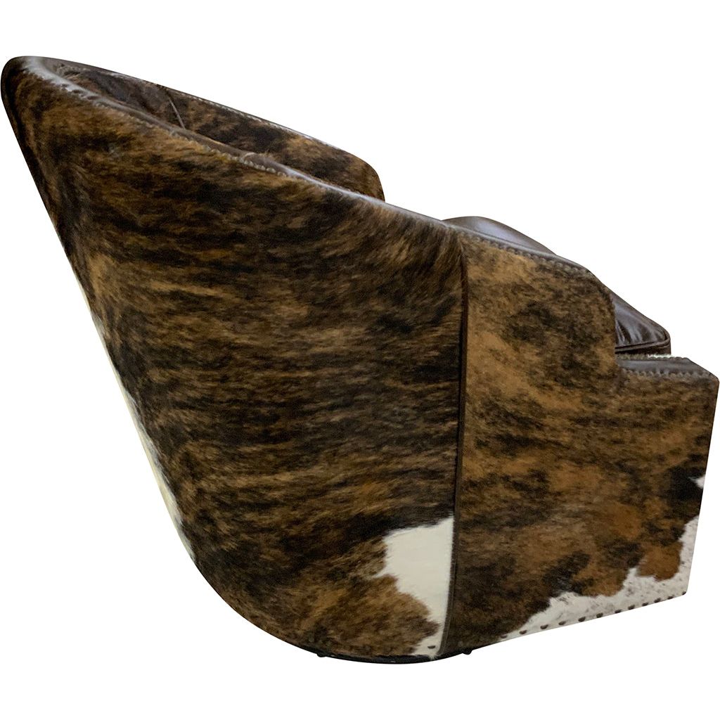 Bronco Barrel Swivel Chair
