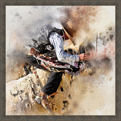 BULL RIDE CANVAS