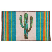 Load image into Gallery viewer, cactus bathroom rug