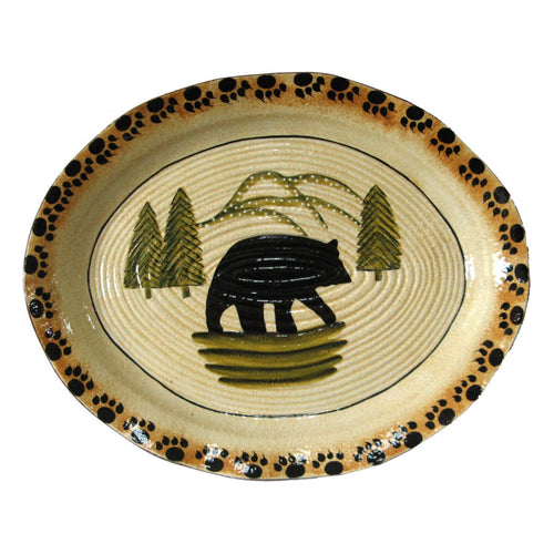 bear serving platter