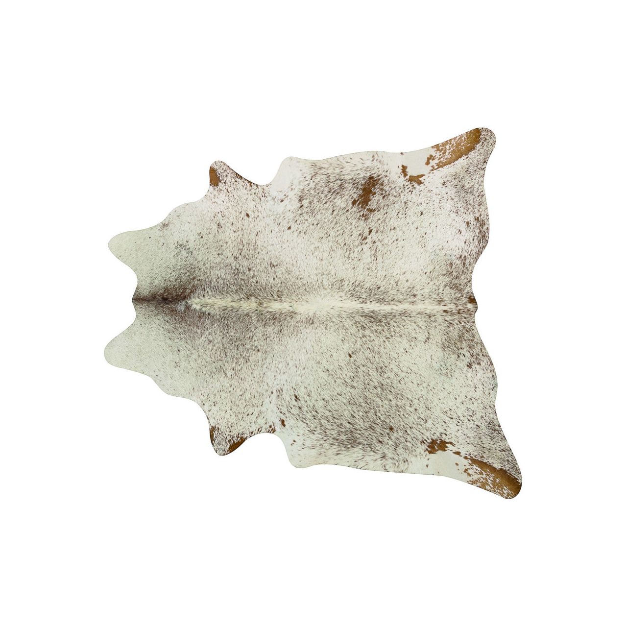 Brazilian Cowhide - Brown and White Speckle