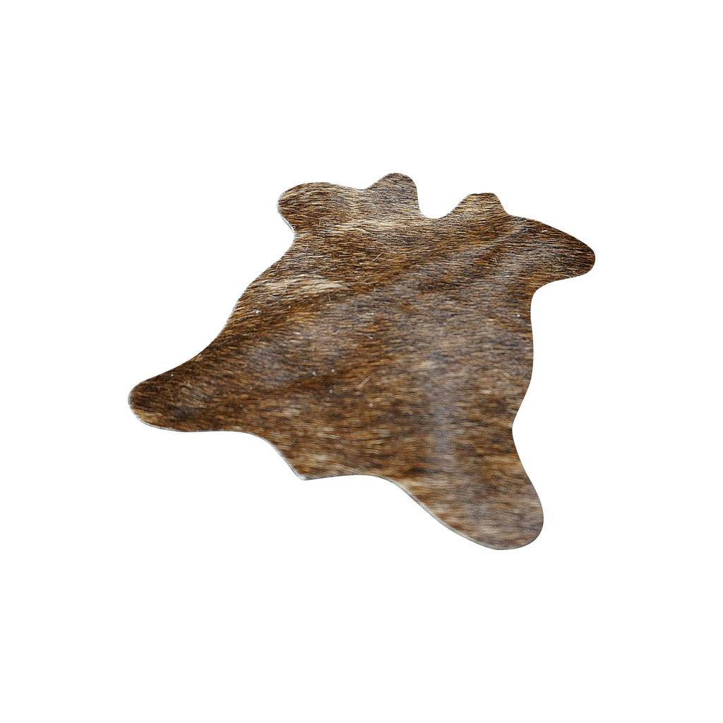 Cowhide Coaster Set
