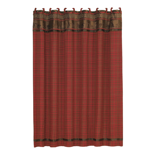 lodge shower curtain