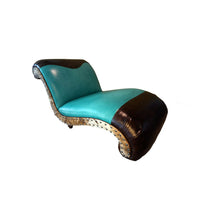 Load image into Gallery viewer, leather chaise lounge