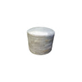 Patchwork Leather Ottoman