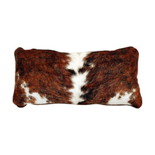 Load image into Gallery viewer, cowhide lumbar pillow