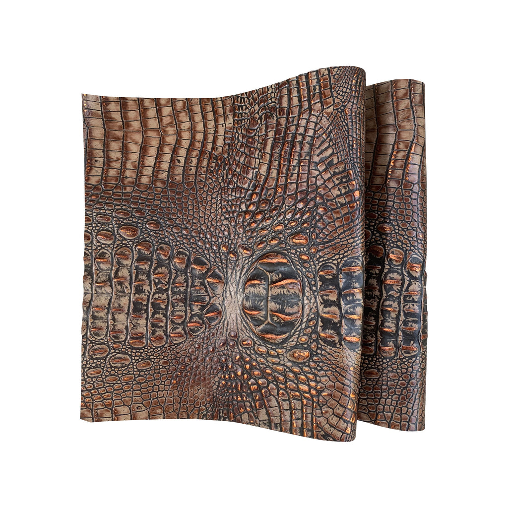 Croc Copper Brown