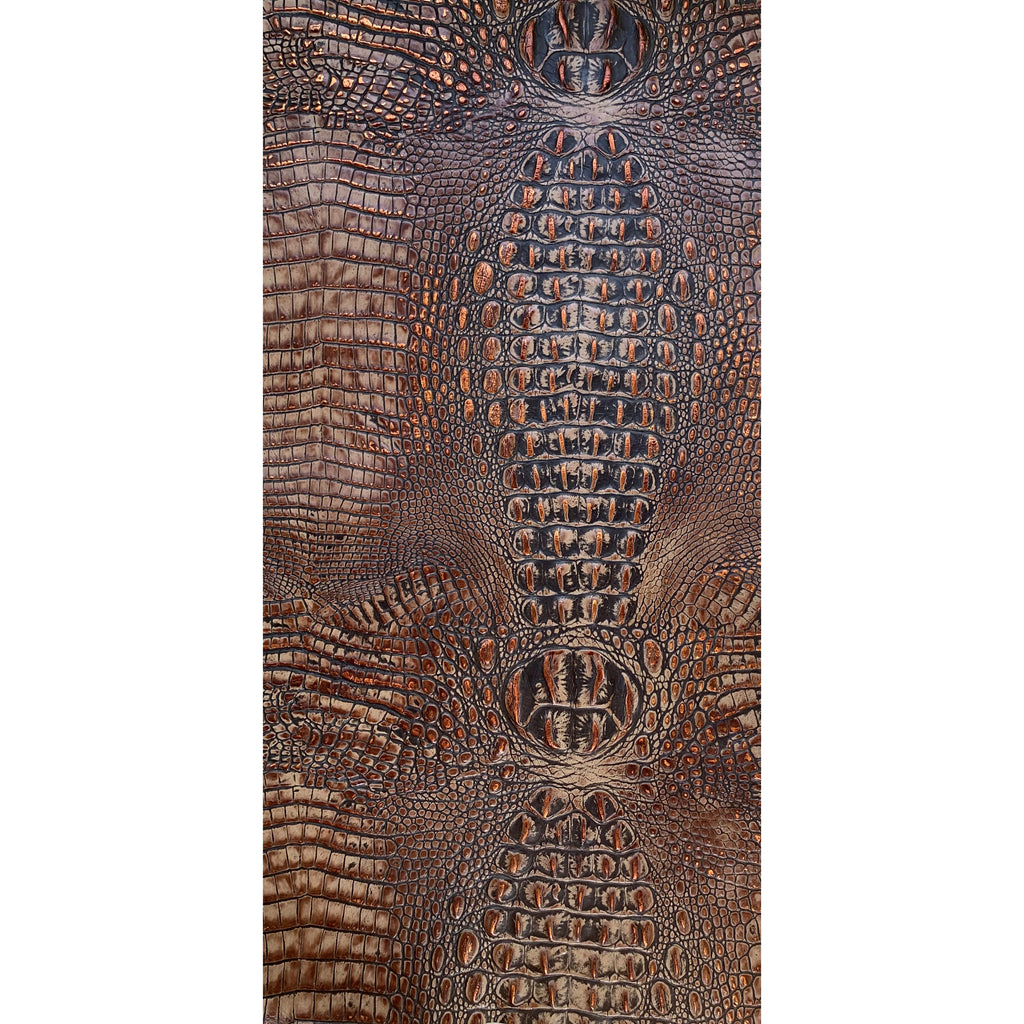 Croc Copper Brown
