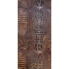 Croc Copper Brown