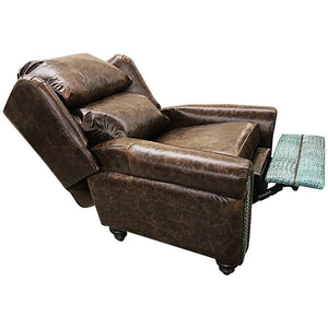 turquoise recliner