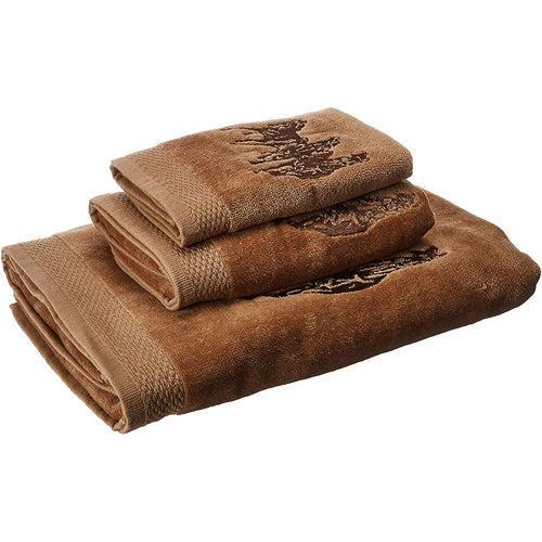 Embroidered Horses 3 PCS Towel Set