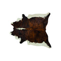 Brazilian Cowhide - Brindle with White Backbone