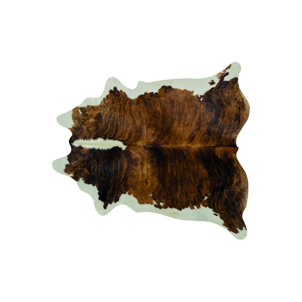 Brindle with White Backbone Brazilian Cowhide