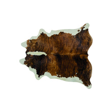 Load image into Gallery viewer, Brindle with White Backbone Brazilian Cowhide
