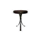 Reclaimed Tequila Barrel Top Side Table