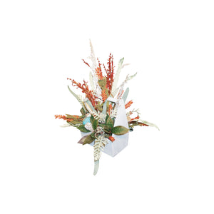 Medium Toolbox Arrangement W/Rust Center Piece