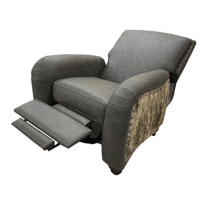 western leather recliner