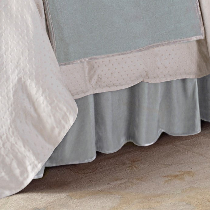 Gatherer Velvet Bed Skirt