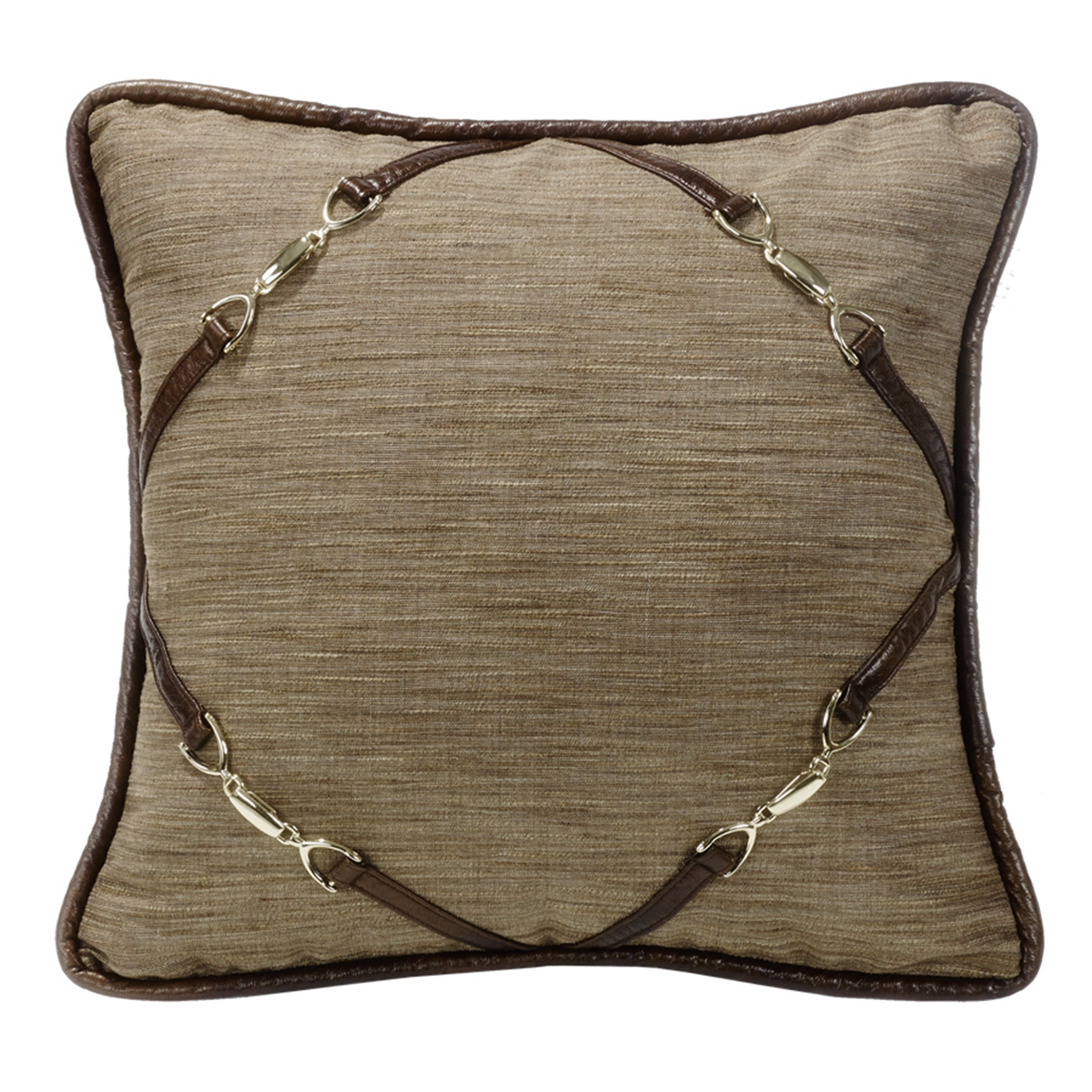 Highland Lodge Pillow w/Buckle Corners