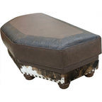 Split Rail Conversational Ottoman 1/2