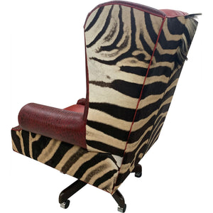 leather safari chair