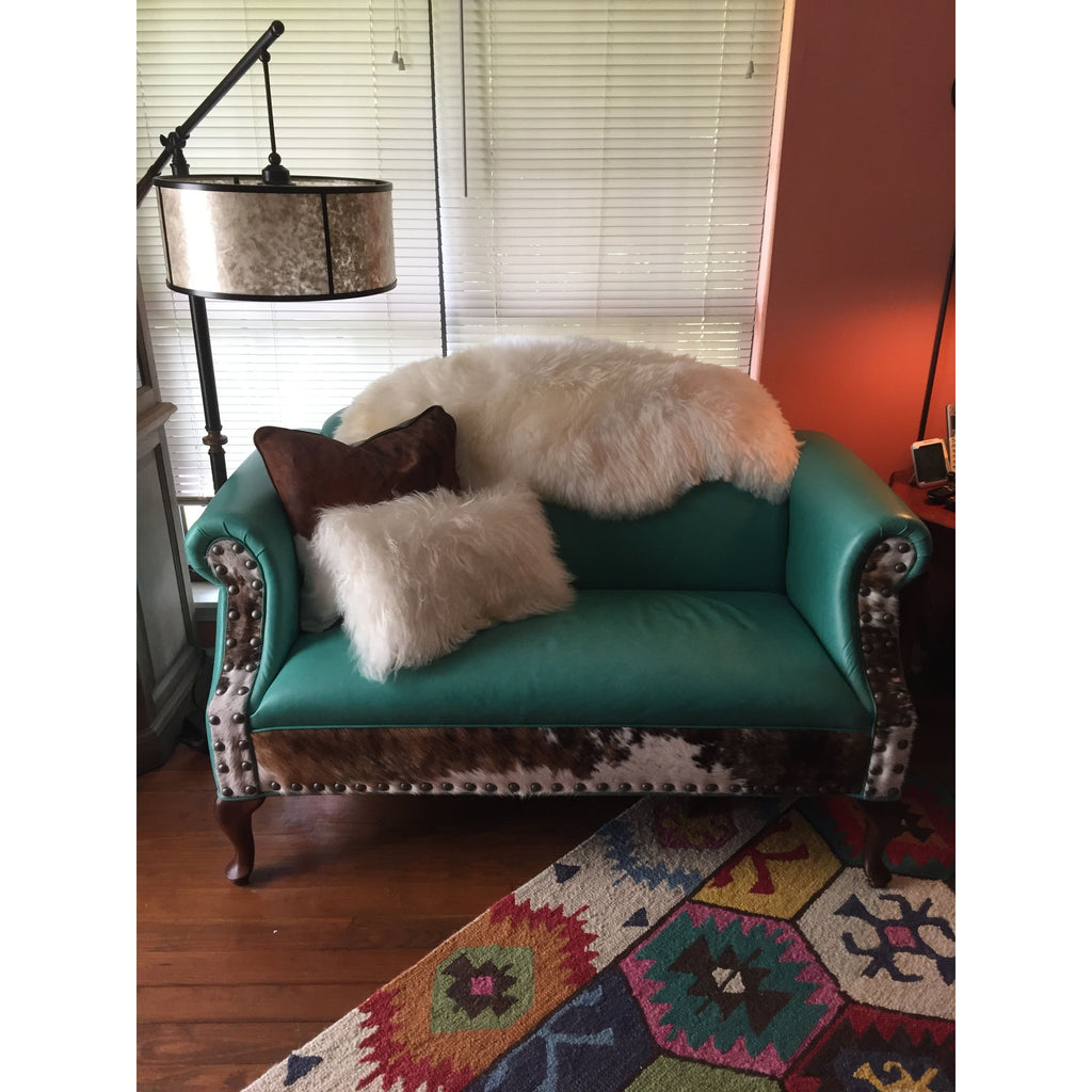 Albuquerque Turquoise Settee