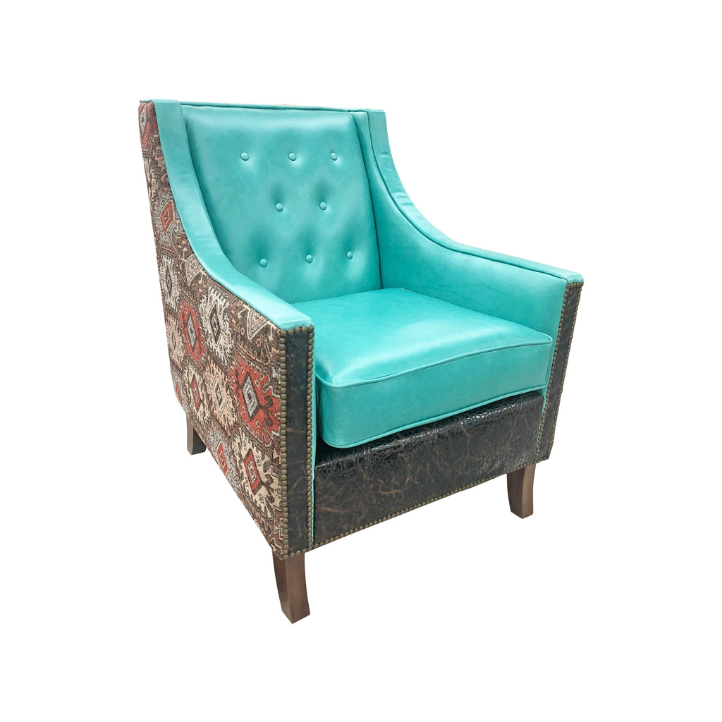 Western Leather Lounge Chair
