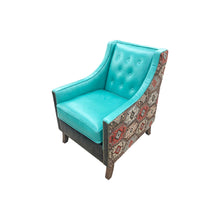 Load image into Gallery viewer, Albuquerque Turquoise Western Leather Lounge Chair