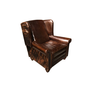 Brompton Wingback leather Recliner