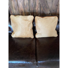 Load image into Gallery viewer, Cowhide Pillow Pair #16 &amp; #17
