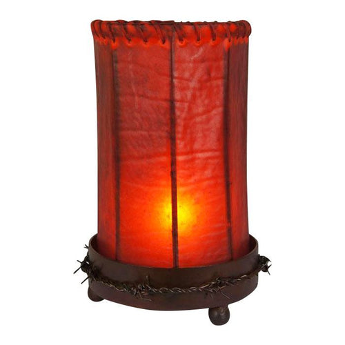 Iron Barbed Wire Accent Lamp