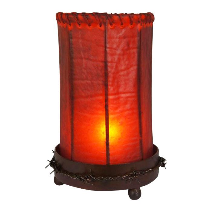 Iron Barbed Wire Accent Lamp