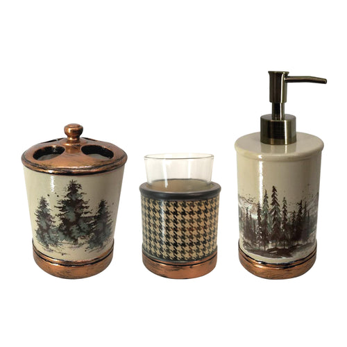 Joshua 3 PCS Bath Accessory Set