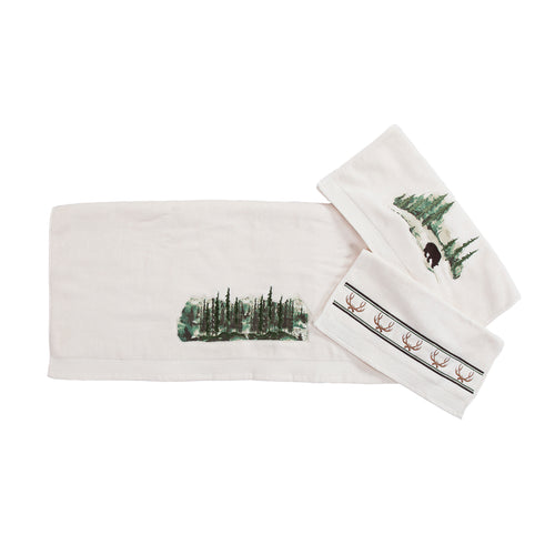 Joshua 3 PCS Towel Set