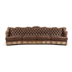 Yellowstone Curved Tufted Sectional Sofa