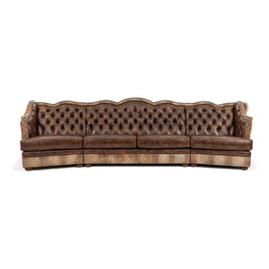 Yellowstone Curved Tufted Sectional Sofa