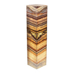 Large Cube Smooth Edge Aqua Lamp