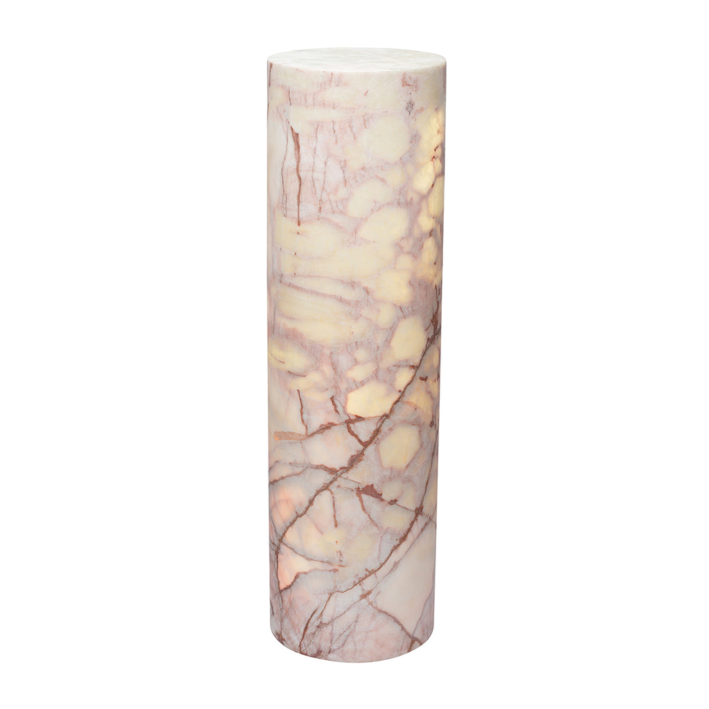 Large Cylinder Smooth Edge Lazul Lamp
