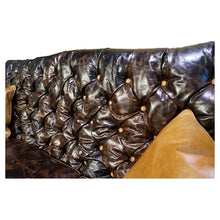 Load image into Gallery viewer, Western Leather Cowhide Sofa