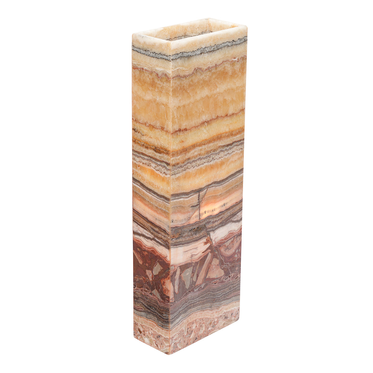 Medium Rectangle Smooth Edge Aqua Lamp
