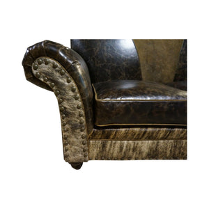 Mountain Home  Leather Love Seat